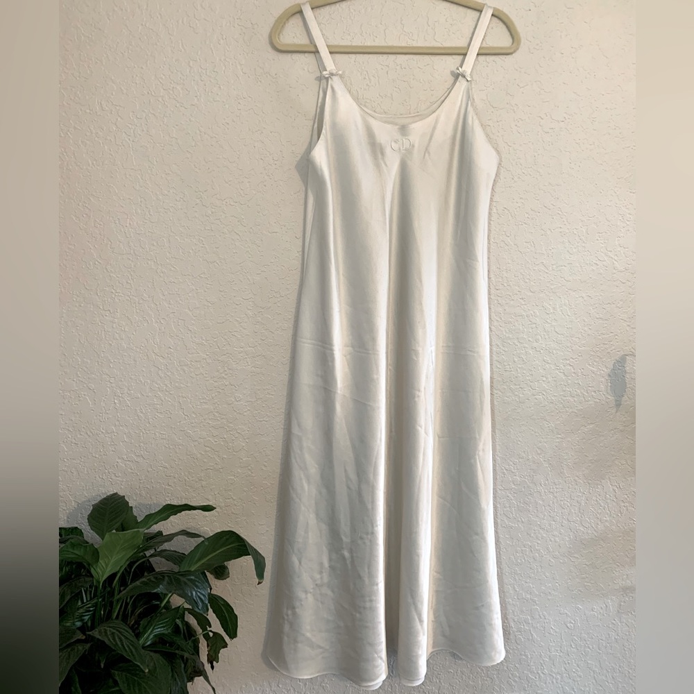 Christian Dior , satin slip / night gown